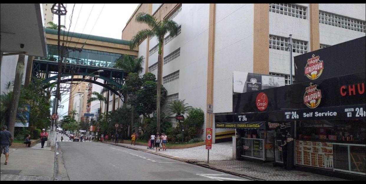 Apartamento Seu Ap Na Praia São Vicente Exterior foto