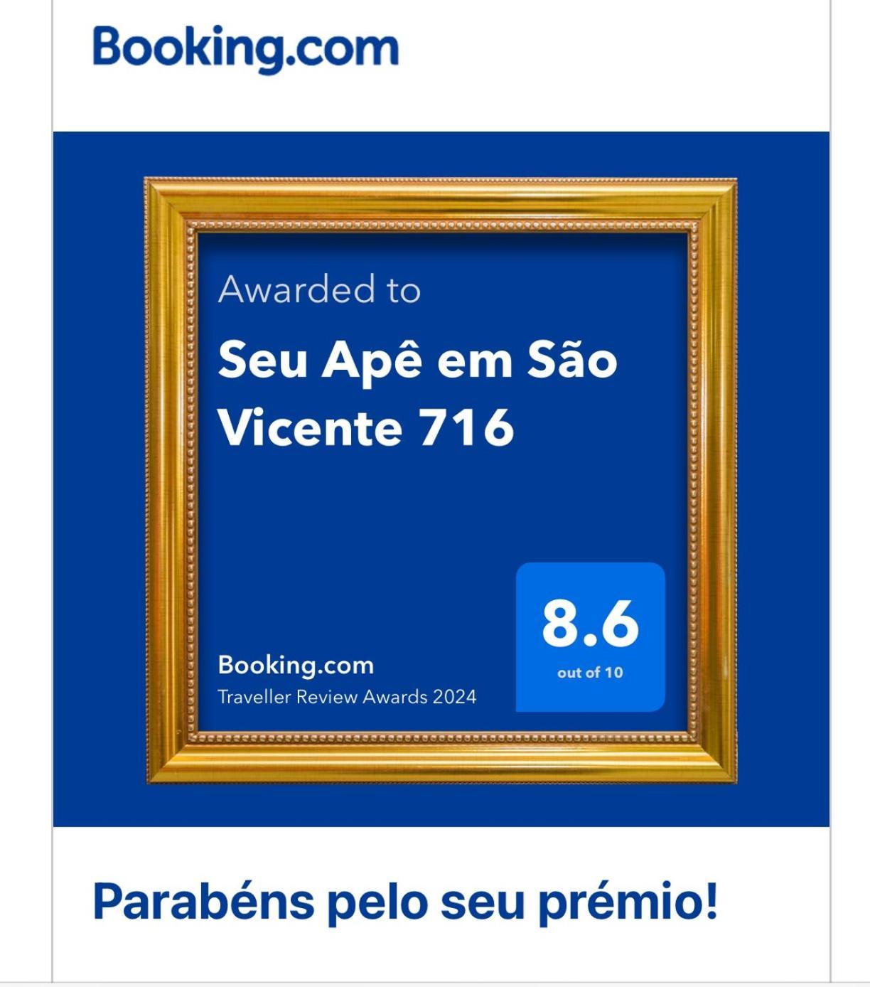 Apartamento Seu Ap Na Praia São Vicente Exterior foto